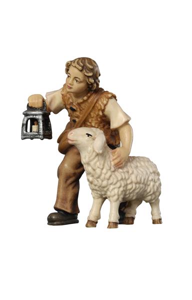 RA Hirtenbub mit Schaf und Laterne